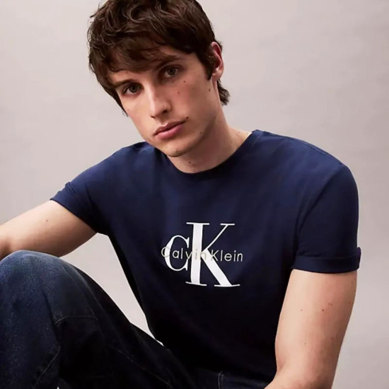 Calvin Klein Ανδρική κοντομάνικη μπλούζα Monogram Logo Tee